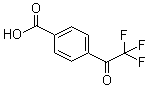 4-(2,2,2-三氟乙酰基)苯甲酸分子结构 (CAS 58808-59-6)