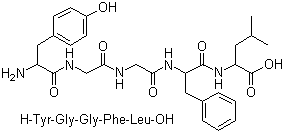 structure of CAS# 58822-25-6, [Leu5]Enkephalin