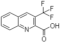 3-(三氟甲基)-2-喹啉羧酸分子结构 (CAS 588702-64-1)