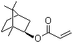structure of CAS# 5888-33-5, 丙烯酸异冰片酯