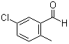 5-氯-2-甲基苯甲醛分子结构 (CAS 58966-34-0)