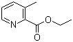 structure of CAS# 58997-10-7, Ethyl 3-methyl-2-pyridinecarboxylate