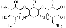 structure of CAS# 59-01-8, Kanamycin