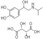 CAS # 59-60-9, Isoproterenol bitartrate, (±)-Isoprenaline bitartrate, (±)-Isoproterenol bitartrate, Isoprenaline bitartrate