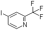 4-碘-2-(三氟甲基)吡啶分子结构 (CAS 590371-73-6)