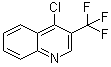 4-氯-3-(三氟甲基)喹啉分子结构 (CAS 590371-93-0)