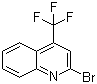 2-溴-4-三氟甲基喹啉分子结构 (CAS 590372-17-1)