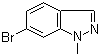 6-溴-1-甲基吲唑分子结构 (CAS 590417-94-0)