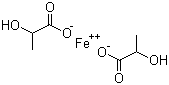 structure of CAS# 5905-52-2, Ferrous lactate