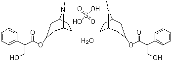 structure of CAS# 5908-99-6, 硫酸阿托品