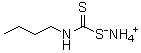 丁基二硫代氨基甲酸铵分子结构 (CAS 59086-73-6)