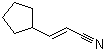 3-环戊基丙烯腈分子结构 (CAS 591769-05-0)