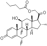 CAS # 59198-70-8, Diflucortolone valerate, 6a,9-Difluoro-11b,21-dihydroxy-16a-methylpregna-1,4-diene-3,20-dione 21-valerate