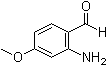 2-氨基-4-甲氧基苯甲醛分子结构 (CAS 59236-36-1)