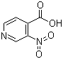 structure of CAS# 59290-82-3, 3-硝基-4-吡啶羧酸