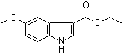 structure of CAS# 59292-36-3, 5-甲氧基吲哚-3-甲酸乙酯