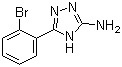 structure of CAS# 59301-25-6, 5-(2-溴苯基)-4H-1,2,4-三唑-3-胺