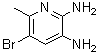 structure of CAS# 59352-90-8, 5-Bromo-6-methyl-2,3-pyridinediamine