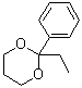 2-乙基-2-苯基-1,3-二恶烷分子结构 (CAS 59356-54-6)