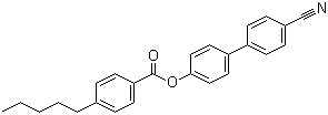 structure of CAS# 59443-80-0, 4-Cyanobiphenyl-4'-pentylbenzoate