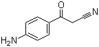 3-(4-氨基苯基)-3-氧代丙腈分子结构 (CAS 59443-94-6)