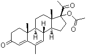 structure of CAS# 595-33-5, 醋酸甲地孕酮