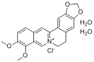 structure of CAS# 5956-60-5, Berberine chloride hydrate