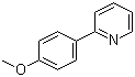 structure of CAS# 5957-90-4, 2-(4-Methoxyphenyl)pyridine