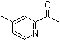 2-乙酰-4-甲基吡啶分子结构 (CAS 59576-26-0)