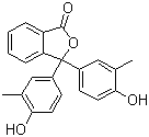 structure of CAS# 596-27-0, 邻甲酚酞