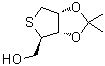 structure of CAS# 596103-06-9, 1,4-二脱氧-1,4-环硫-2,3-O-(异丙亚基)-D-核糖醇