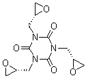 CAS # 59653-74-6, beta-Triglycidyl isocyanuraterate, 1,3,5-Tris[(2R)-oxiranylmethyl]-1,3,5-triazine-2,4,6(1H,3H,5H)-trione, NSC 296964