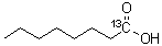 structure of CAS# 59669-16-8, 1-<sup>13</sup>C-辛酸