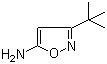 3-叔丁基异恶唑-5-胺分子结构 (CAS 59669-59-9)