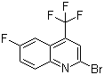 2-溴-6-氟-4-三氟甲基喹啉分子结构 (CAS 596845-30-6)