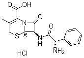 CAS 登录号：59695-59-9, 头孢氨苄盐酸盐