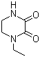 structure of CAS# 59702-31-7, N-Ethyl-2,3-dioxopiperazine
