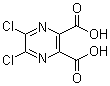 5,6-二氯吡嗪-2,3-二甲酸分子结构 (CAS 59715-45-6)
