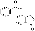 4-苯甲酰基氧基-1-茚满酮分子结构 (CAS 59725-61-0)
