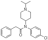 哌苯醋胺分子结构 (CAS 59729-31-6)
