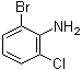 structure of CAS# 59772-49-5, 2-Bromo-6-chloroaniline