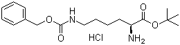 CAS # 5978-22-3, N'-Cbz-L-lysine tert-butyl ester hydrochloride, H-Lys(Z)-OtBu HCl, (S)-tert-Butyl 2-amino-6-(benzyloxycarbonylamino)hexanoate