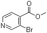 3-溴异烟酸甲酯分子结构 (CAS 59786-31-1)