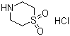 structure of CAS# 59801-62-6, 硫代吗啉-1,1-二氧化物盐酸盐