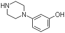 structure of CAS# 59817-32-2, 3-(1-哌嗪基)苯酚