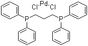 structure of CAS# 59831-02-6, [1,3-双(二苯基膦)丙烷]二氯化钯