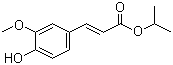 CAS 登录号：59831-94-6, 阿魏酸异丙酯, 4-羟基-3-甲氧基肉桂酸异丙酯