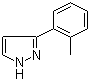 3-(2-甲基苯基)-1H-吡唑分子结构 (CAS 59843-49-1)