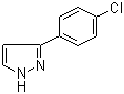 structure of CAS# 59843-58-2, 3-(4-氯苯基)-1H-吡唑