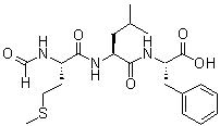 structure of CAS# 59880-97-6, N-Formyl-L-methionyl-L-leucyl-L-phenylalanine